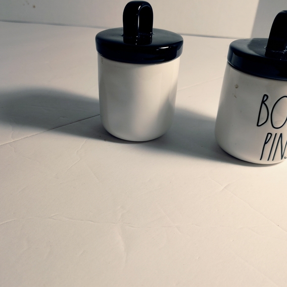 Hair Ties and Bobby Pins Storage Jars Canisters Rae Dunn Collection by Magenta - Picture 6 of 11